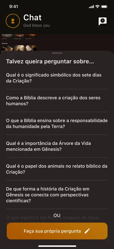 Bíblia Chat: Versículo do Dia screenshot 6 of 10