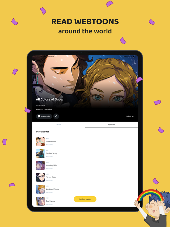 Lemoon: Comics & Webtoons iPad screenshot 5 - Entertainment app