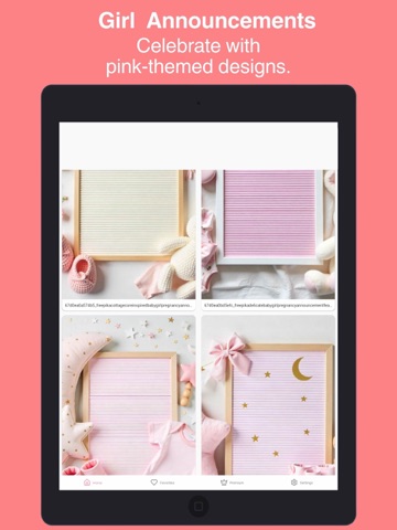 Pregnancy Announcement Pro iPad screenshot