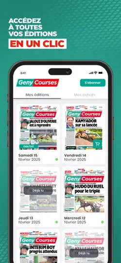 Capture d'écran de Geny Courses: Pronostic Quinté sur iPhone 6