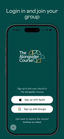 The Alongsider Course iPhone screenshot