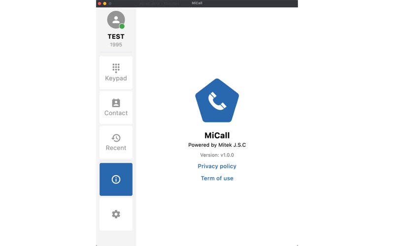 App screenshot