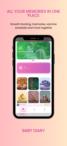 Baby Diary: Memory & Growth iPhone screenshot