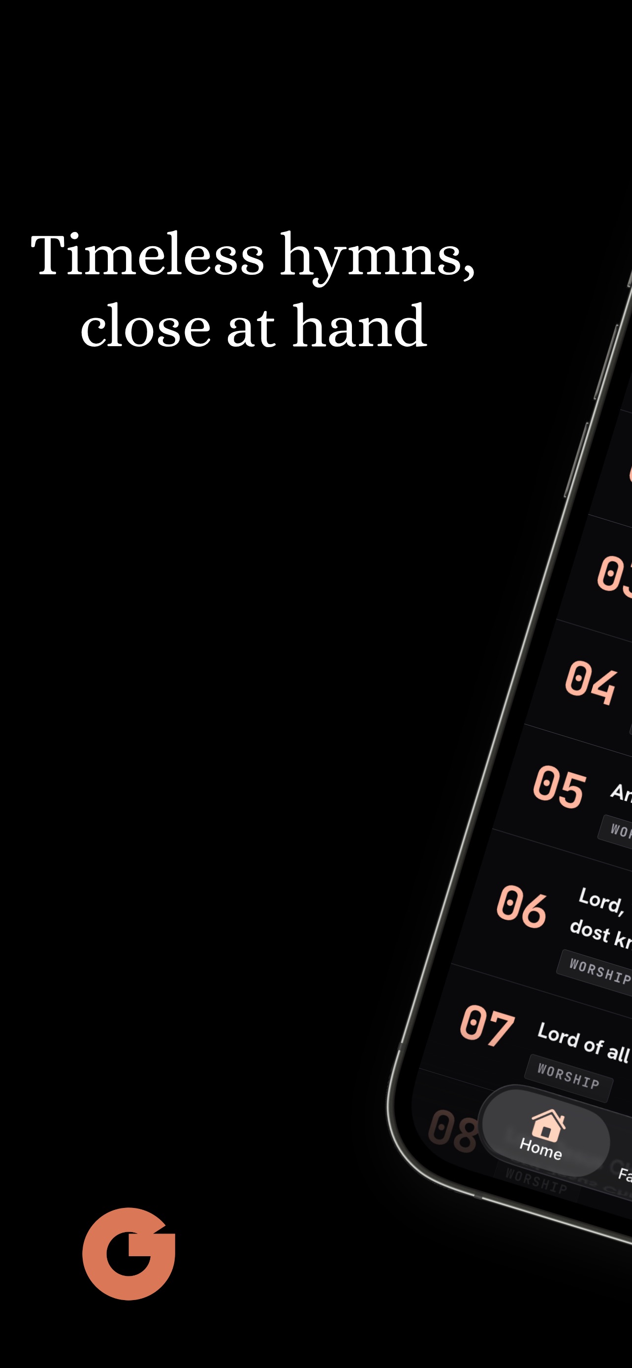 Screenshot 1 of Grace Hymns