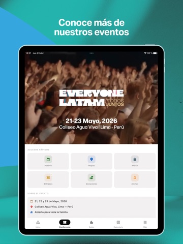 Agua Viva Church iPad screenshot