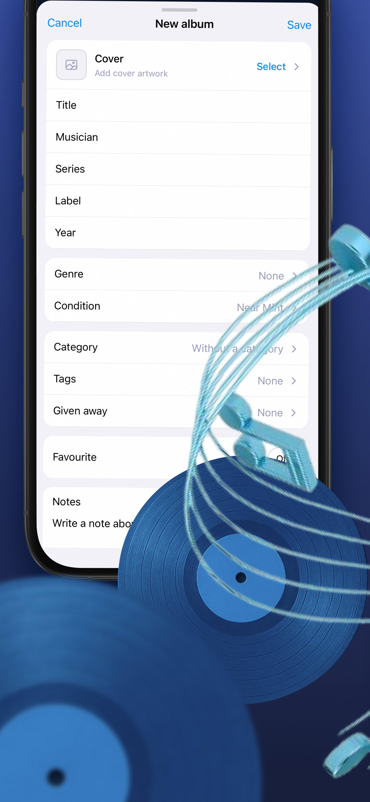 Ritmext Vinyl Tracker