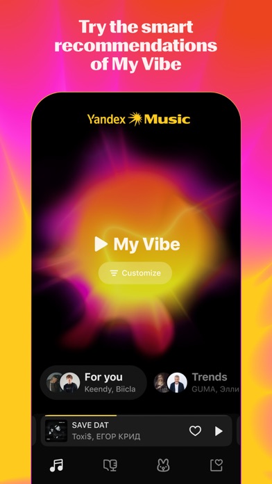 Yandex Music, books & podcasts Screenshot