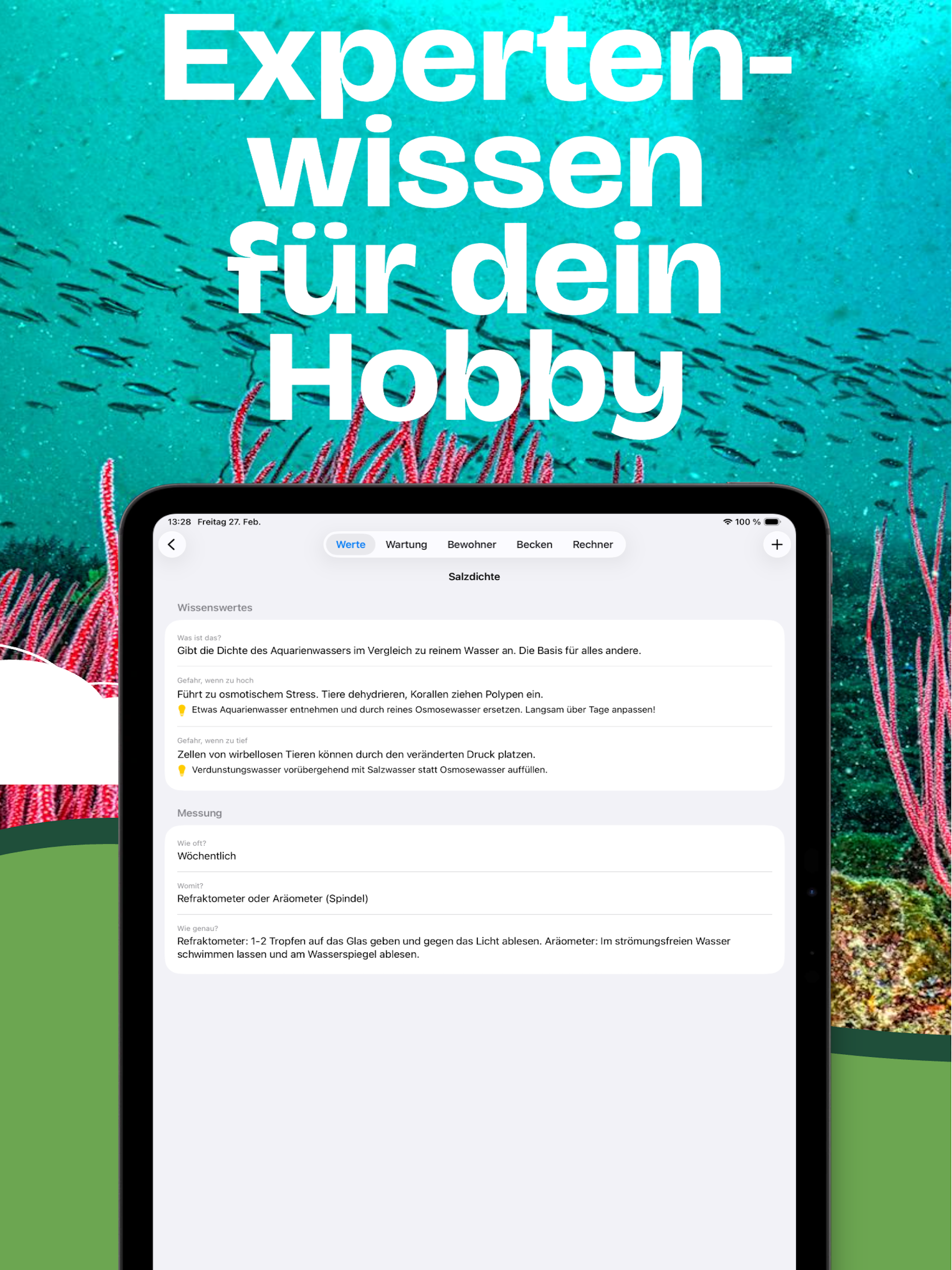Meerwasser Manager screenshot 8