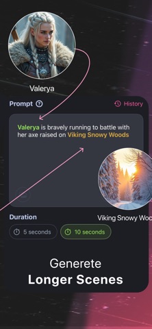 Mirage AI Video Maker screenshot