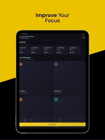 Morakez: Focus & Timer iPad screenshot