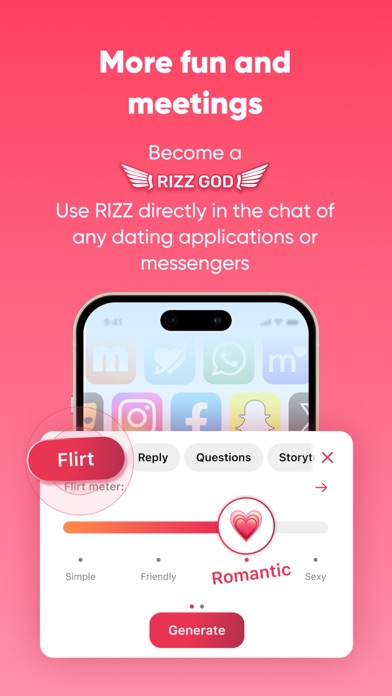 Rizz GOD AI: Flirting Keyboard Screenshot
