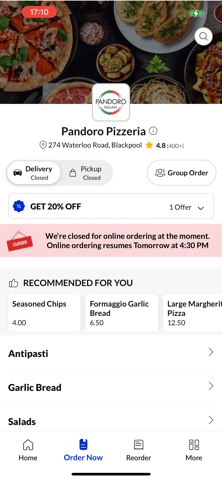 Pandoro Pizzeria Screenshot 2 of 4