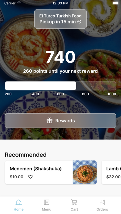 El Turco Turkish Food iPhone screenshot 1 - Food & Drink app