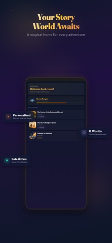 Luna - Reading app for kids iPhone screenshot