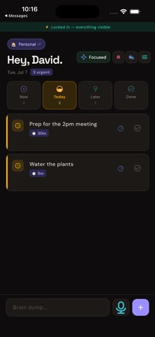 Not Lazy: ADHD Task Manager screenshot
