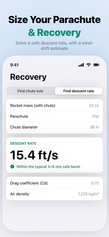 ApogeeLog: Model Rocketry iPhone screenshot