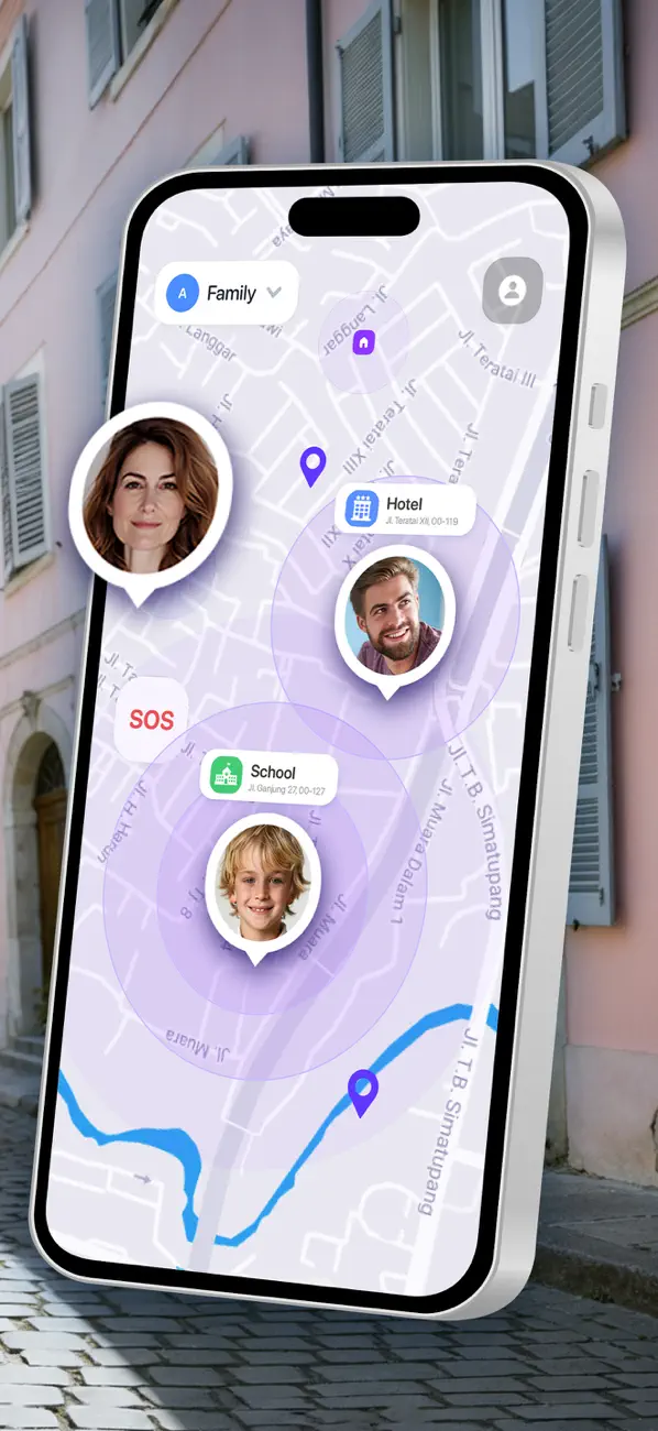 Screenshot #1 pour Famio・Traceur GPS de téléphone