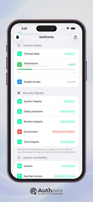 AuthCortex screenshot 2