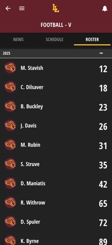 Las Lomas Knights Athletics screenshot