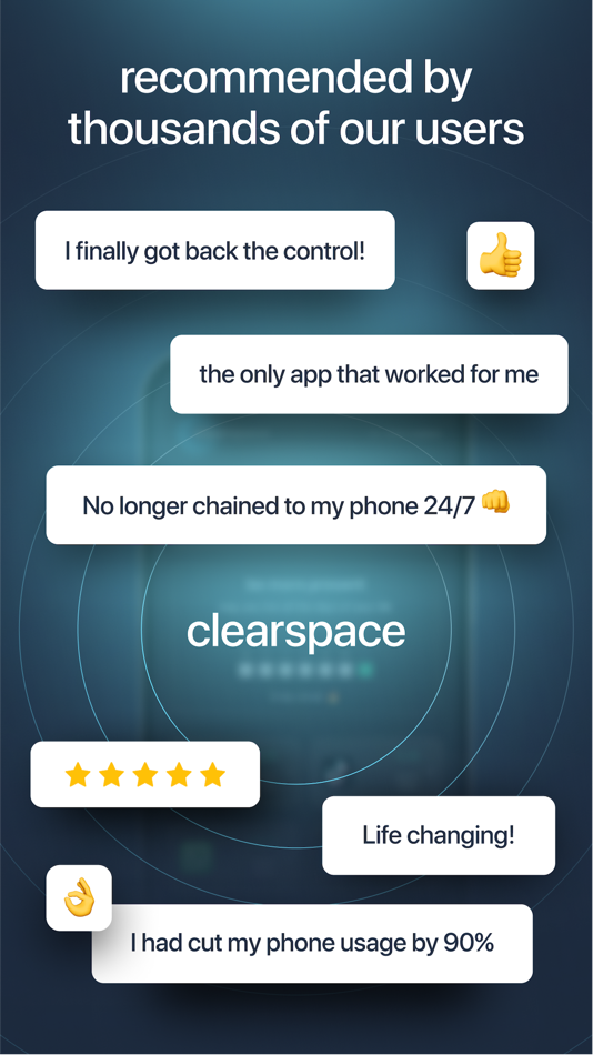 #5. ClearSpace: Reduce Screen Time (iOS) Por: clearspace