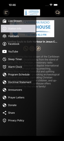 Caribbean Radio Lighthouse screenshot