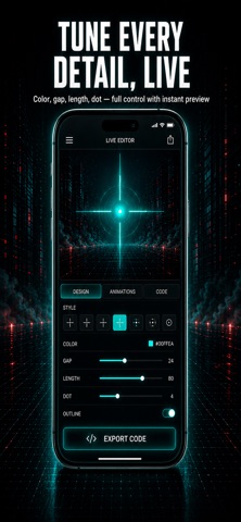 Crosshair Maker & FPS Overlay iPhone screenshot