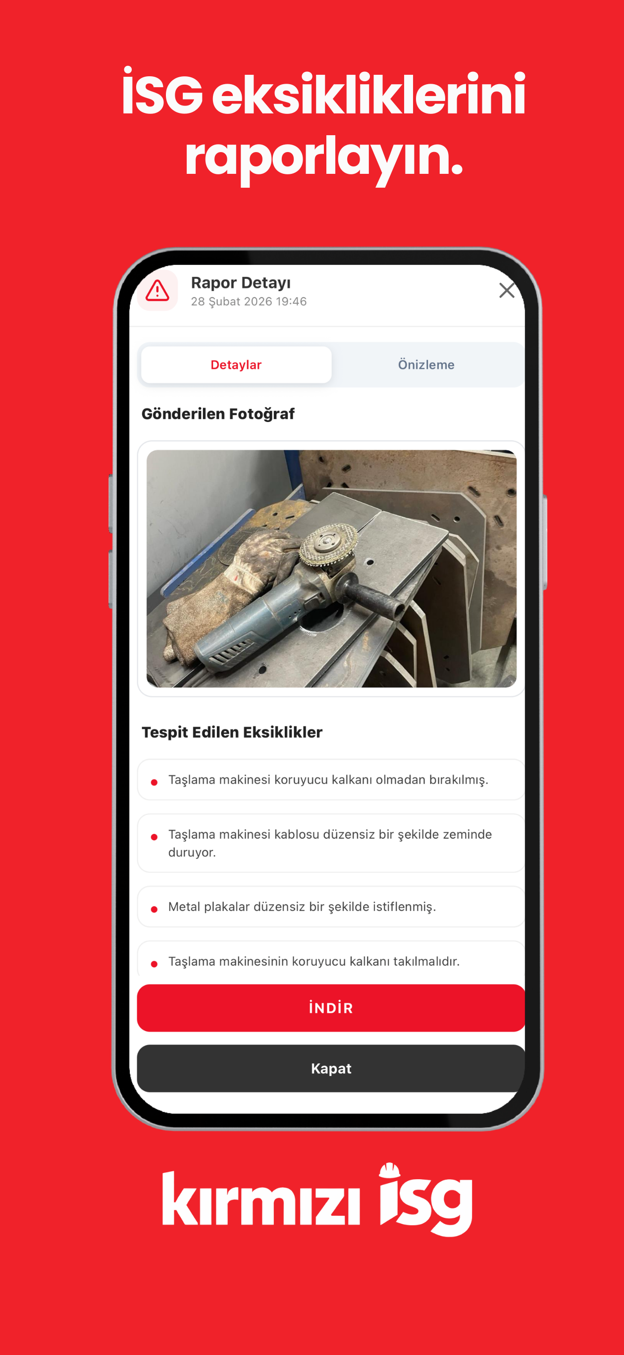 Kırmızı İSG App
