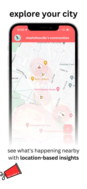 buzz: location based chats screenshot 1