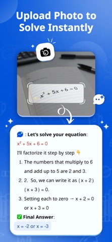Solv - Math AI Homework Helper screenshot