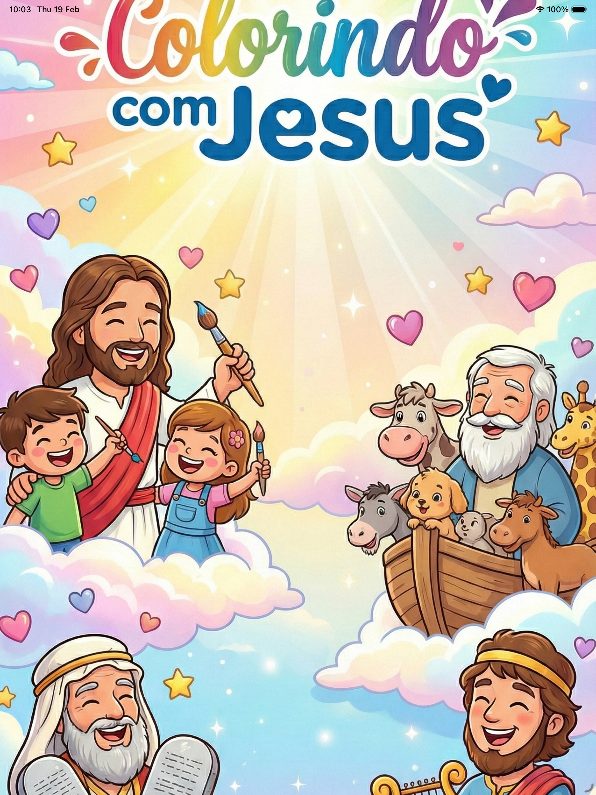 Colorindo com Jesus