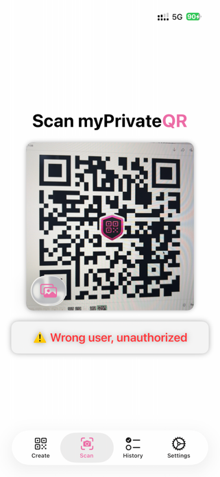 myPrivateQR Screenshot 4 of 7