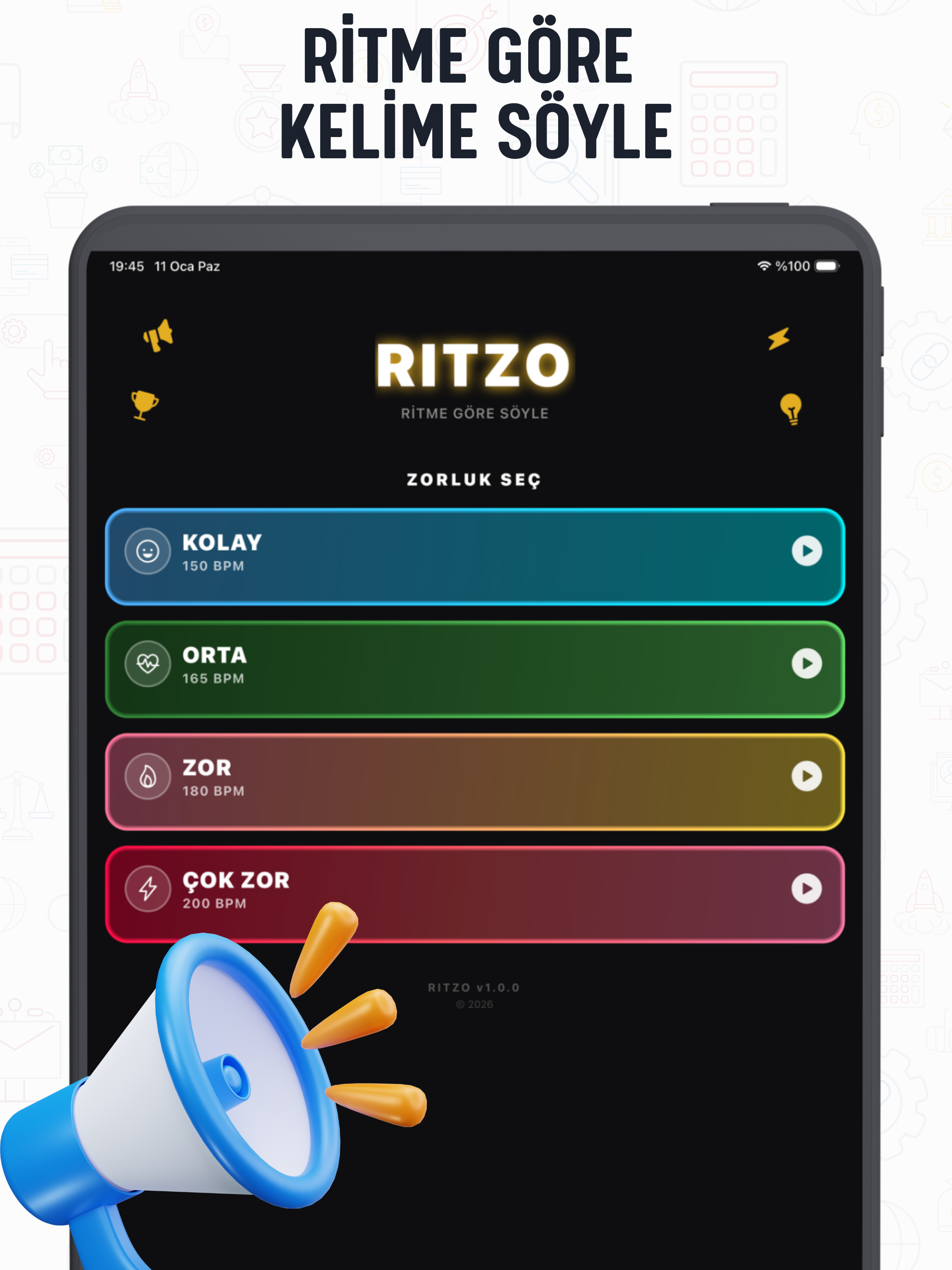 Ritzo: Ritme Göre Kelime Söyle