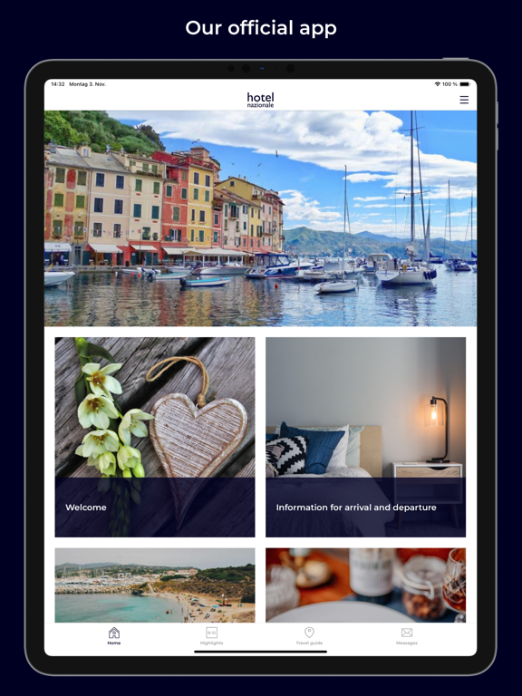 Hotel Nazionale iPad screenshot