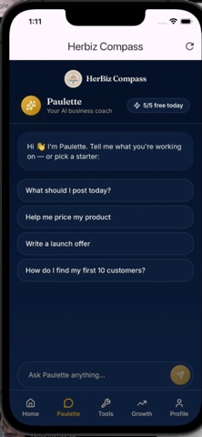 HerBiz Compass screenshot