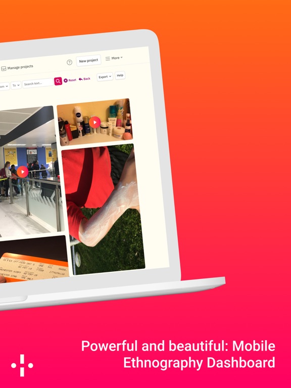 Indeemo: Mobile Ethnography iPad screenshot 4 - Productivity app