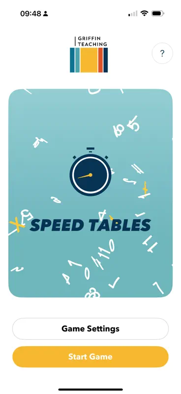 Speed Multiplication Tables screenshot 1 of 5