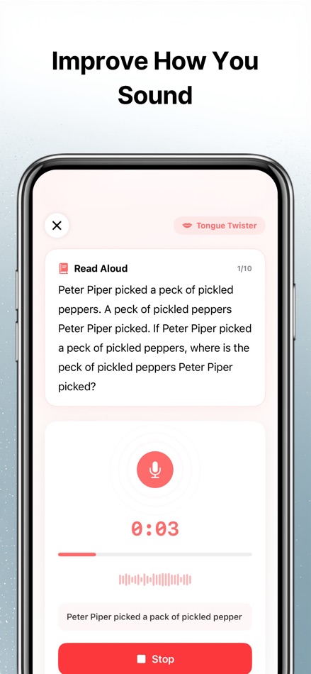 #3. Speech AI Coach: Speak Clearly (iOS) Podle: Abdullah YILMAZ