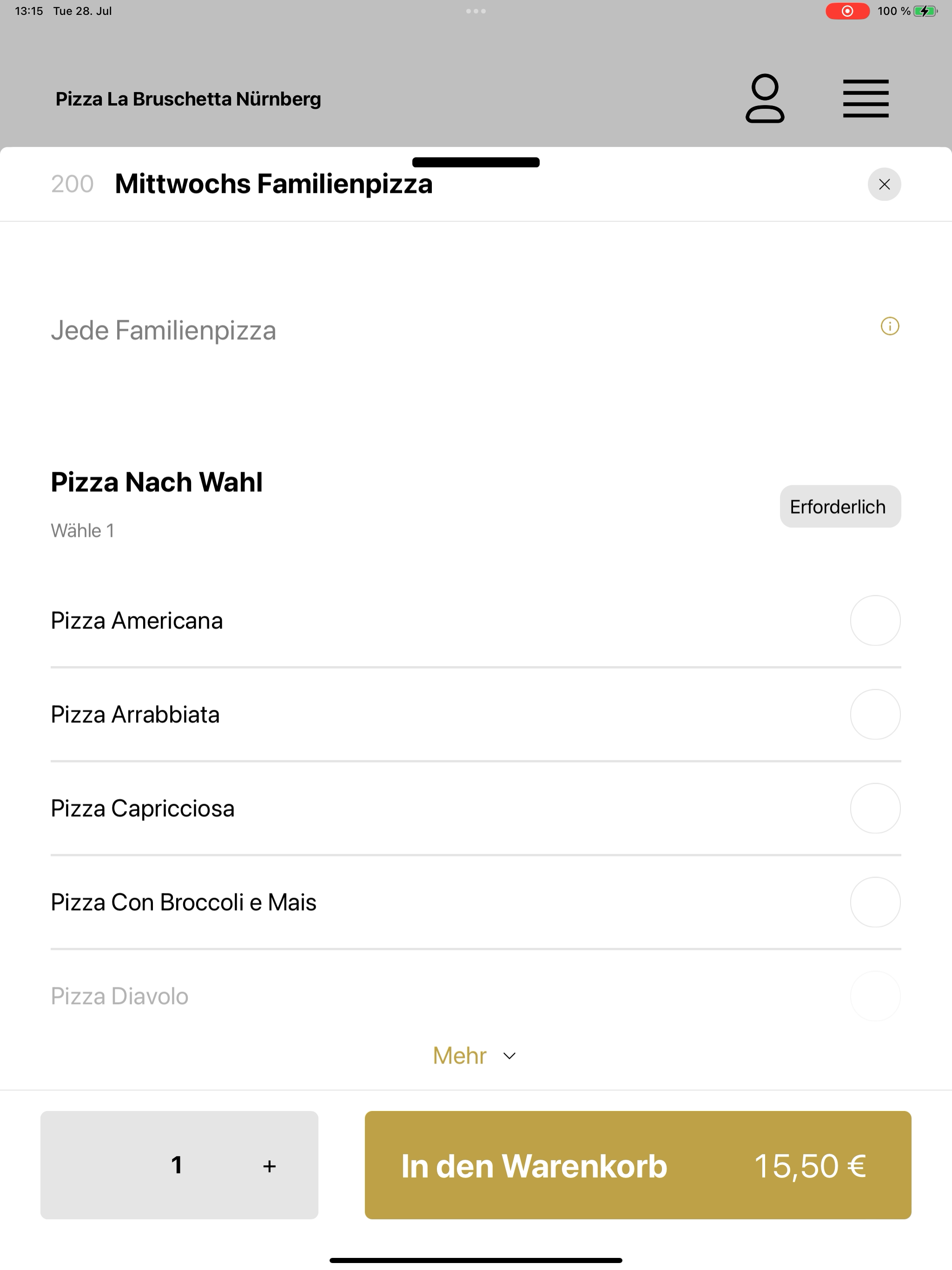 Pizza La Bruschetta Nürnberg screenshot 17