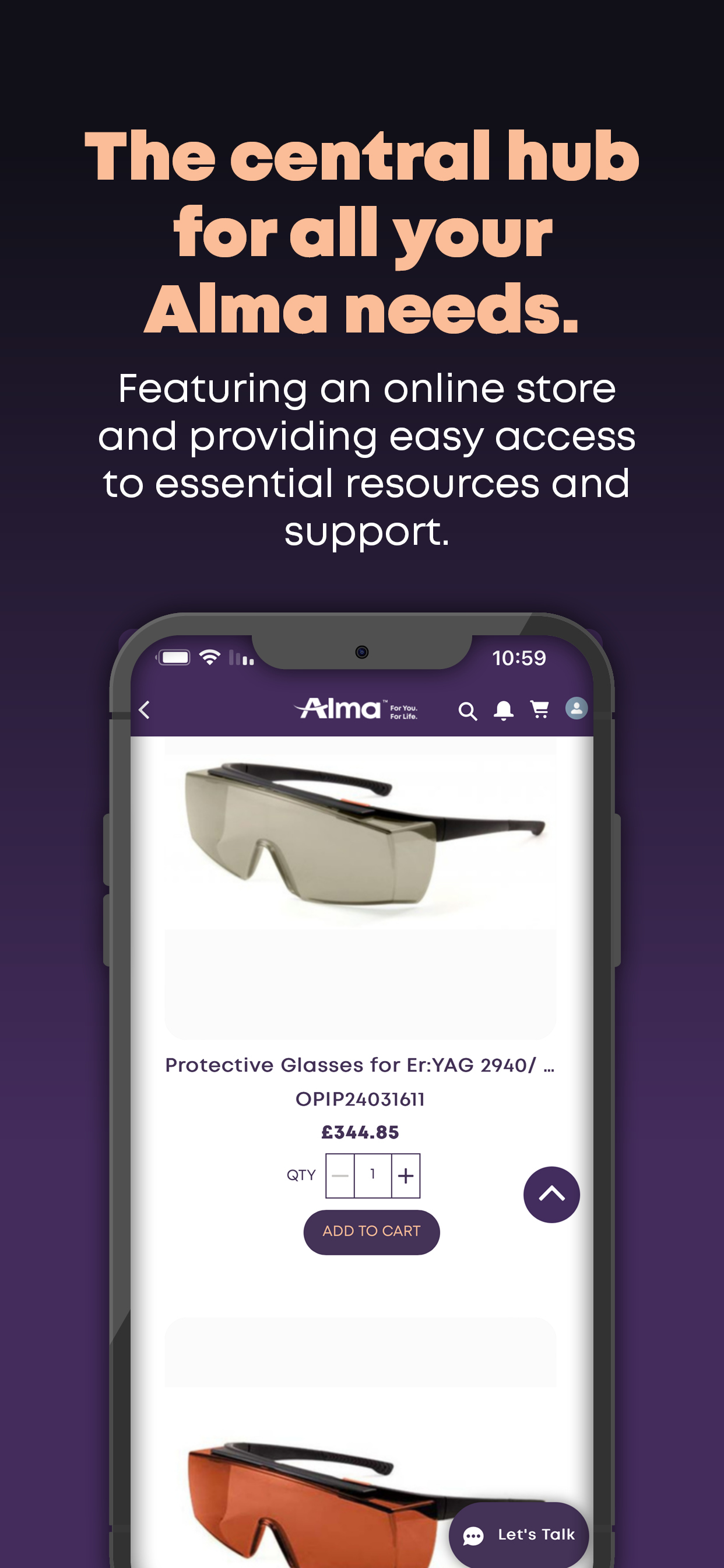 Alma Lasers App