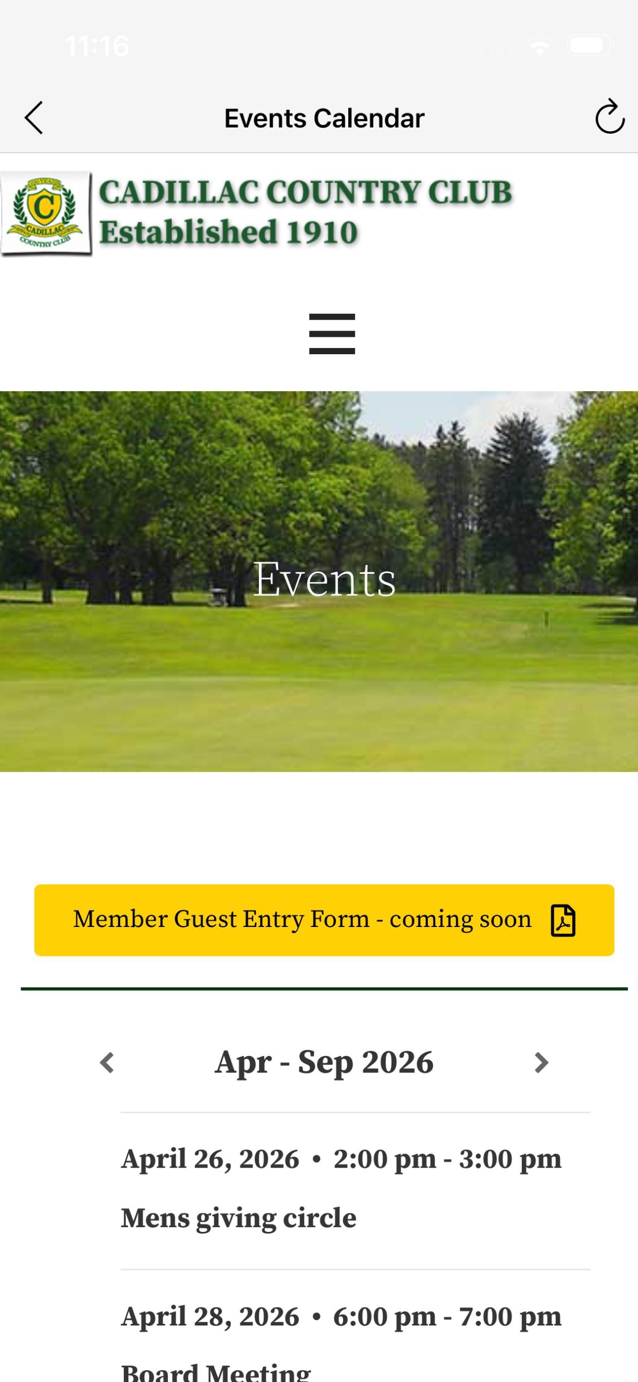 Cadillac Country Club screenshot 3