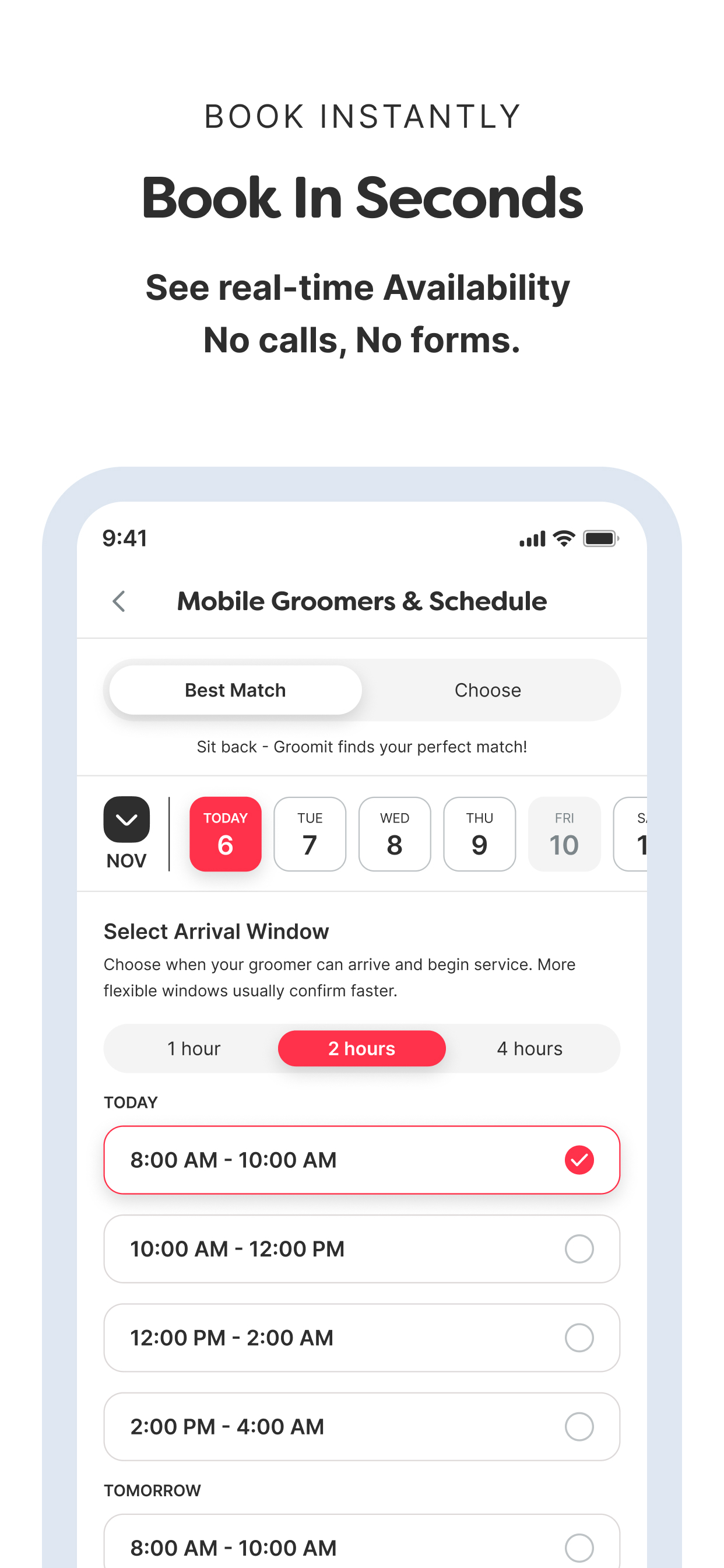 Groomit – On-Demand Grooming screenshot 6