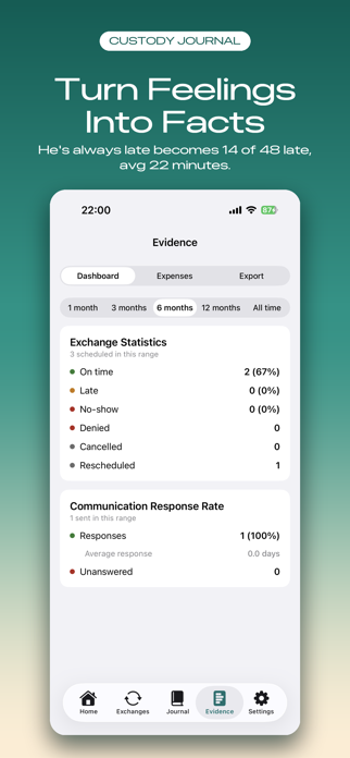 Custody Journal Screenshot 5 of 6