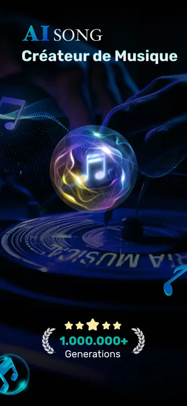 AI Song: IA Musique Créateur screenshot 1 of 7