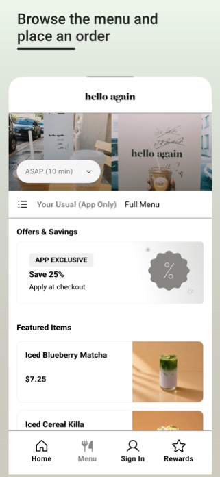 Hello Again Coffee Screenshot 2 of 2