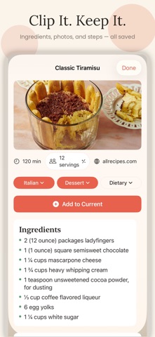 Recipe Tin Screenshot 2 of 5