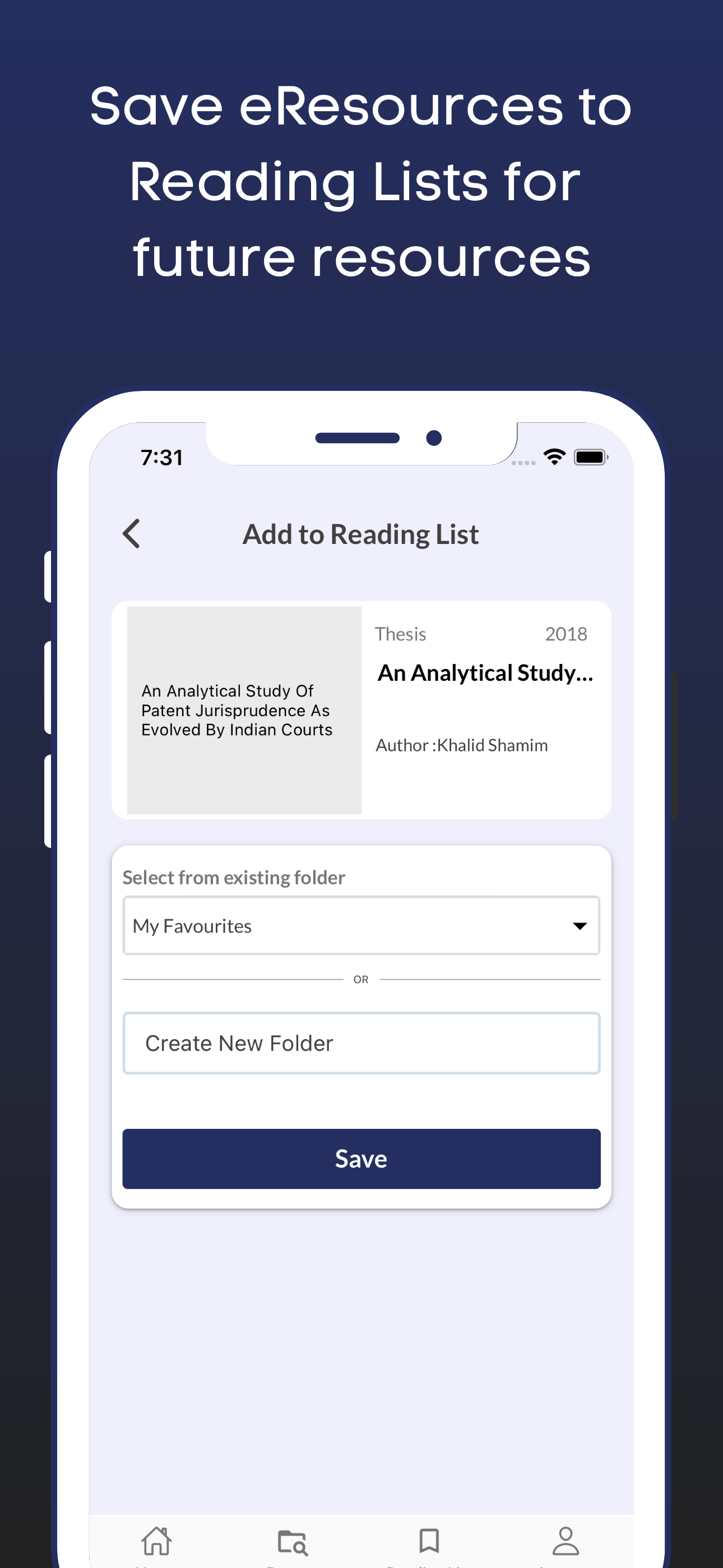 HPNLU eLibrary screenshot 7