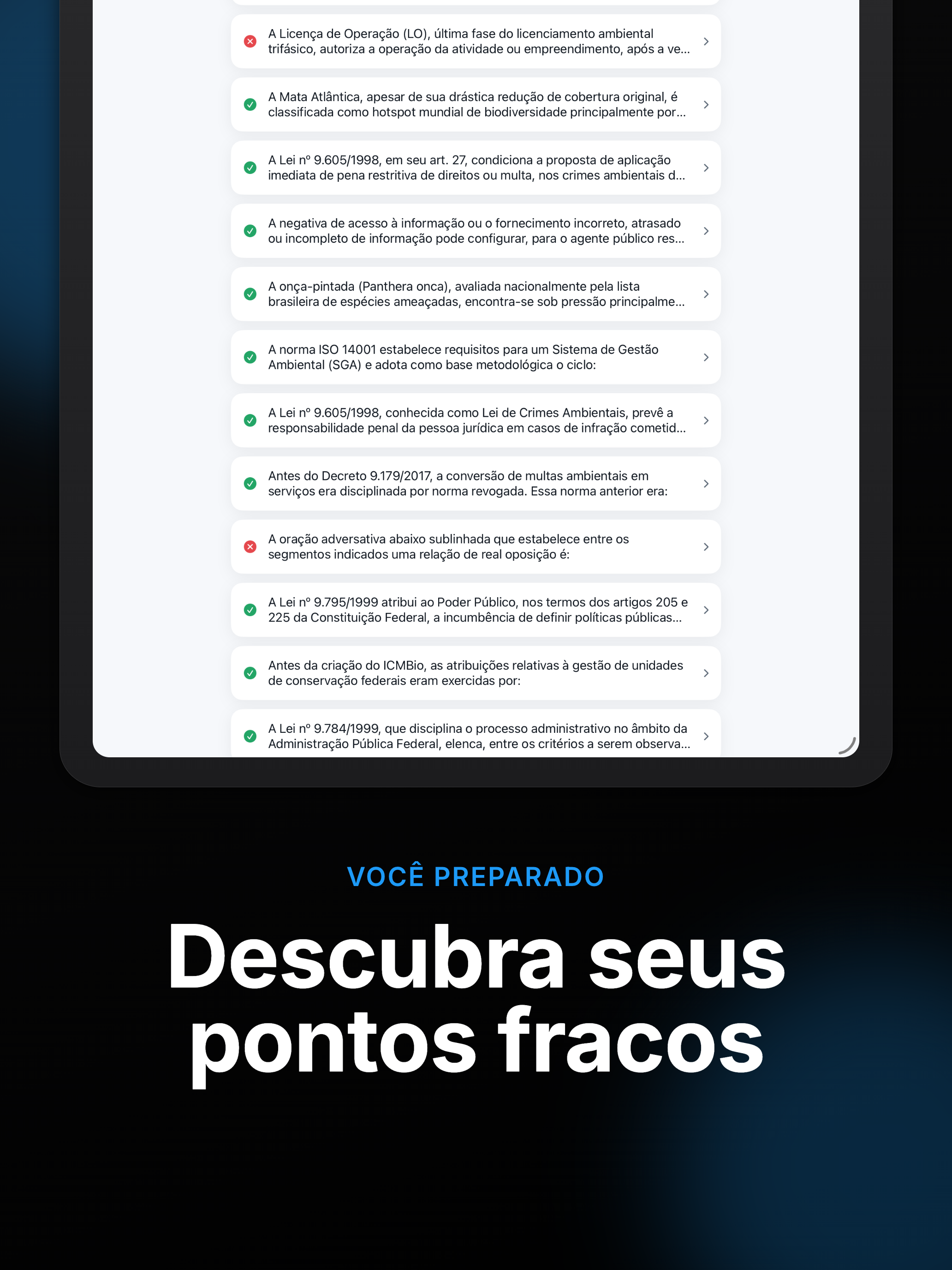 IBAMA ICMBio Exam Prep Brazil screenshot 11