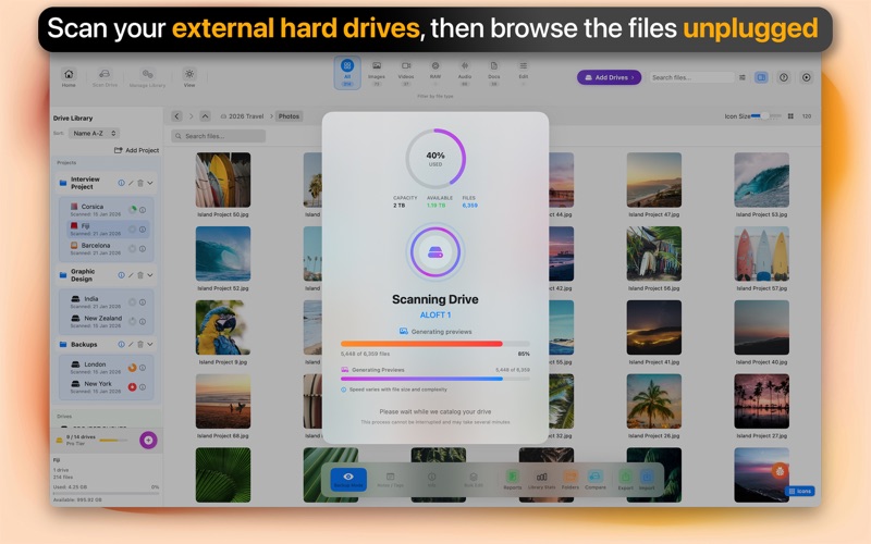 DriveVault – Offline Catalog Screenshot 1