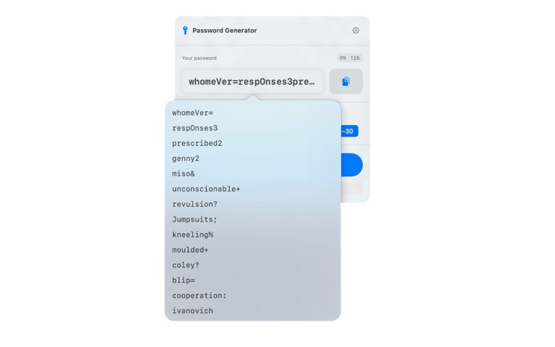 PassGen screenshot