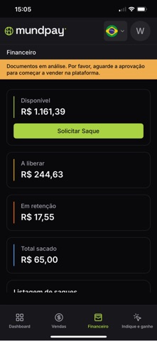 Mundpay Mobile screenshot